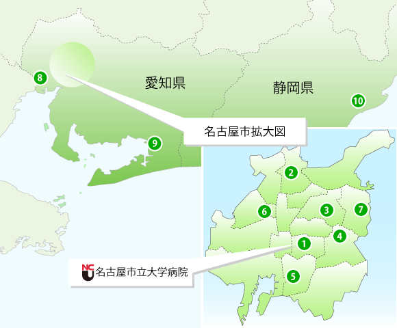 関連病院MAP